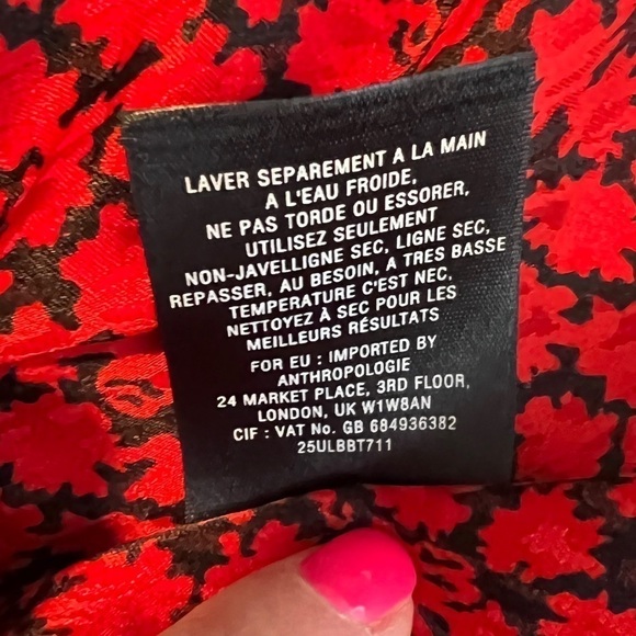 Leifsdottir Anthropologie Silk Blouse - Picture 7 of 8